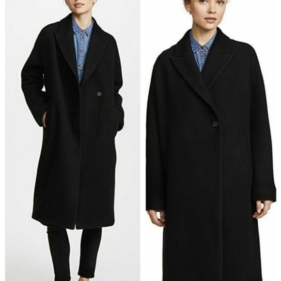 Madewell Atlas Cocoon coat - size 10 - Picture 2 of 13